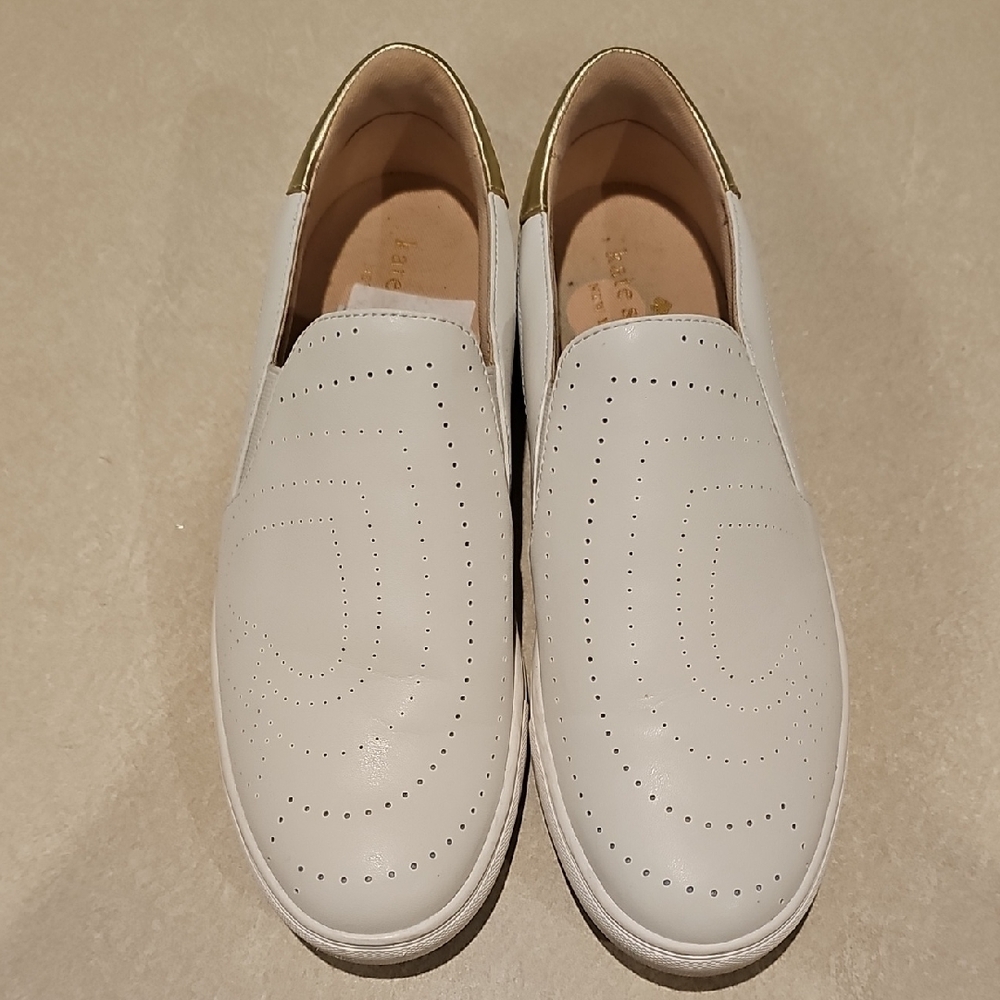 Kate Spade White Slip-On Womens Shoes
